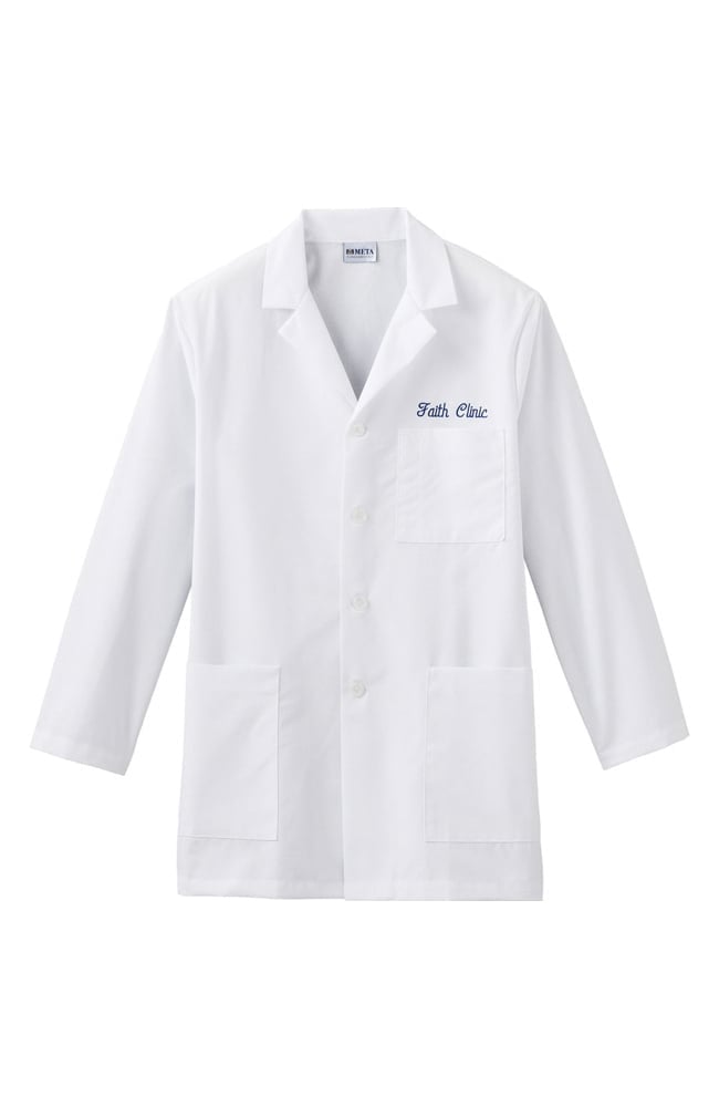 META Labwear Clearance Fundamentals By Men's 34" Lab Coat 4 META Labwear Clearance Fundamentals By Men's 34" Lab Coat - Image 2