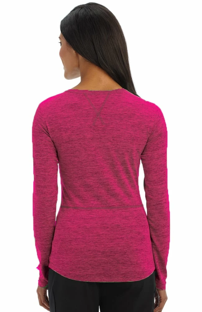 Jockey Scrubs Clearance Women's Long Sleeve Dry Comfort Solid Underscrub T-Shirt - Image 2