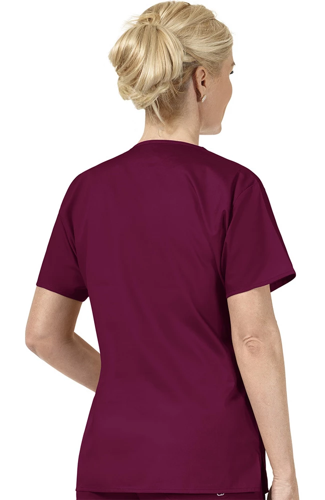WonderWORK Clearance Women's V-Neck Solid Scrub Top - Image 2