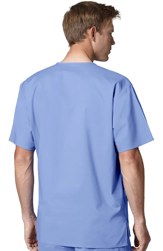 WonderWORK Clearance Men's V-Neck Solid Scrub Top - Image 2