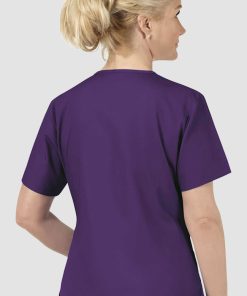 WonderWink Clearance Women's Bravo Lady Fit V-Neck Solid Scrub Top 9 WonderWink Clearance Women's Bravo Lady Fit V-Neck Solid Scrub Top -Silverts-shop 2 wk 6016 clearance 650