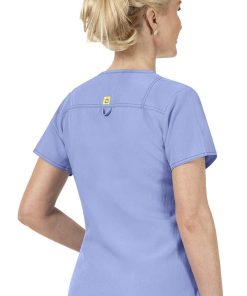 Alternative view of WonderWink Clearance Women's Sporty V-Neck Solid Scrub Top