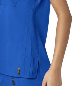 WonderWink Clearance Women's Single Pocket Solid Scrub Top -Silverts-shop 2 wk 6321 clearance 650