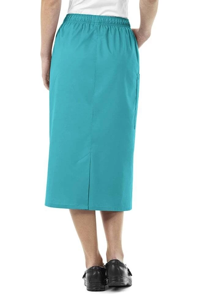 WonderWORK Clearance Women's Elastic Waist Cargo Scrub Skirt - Image 2