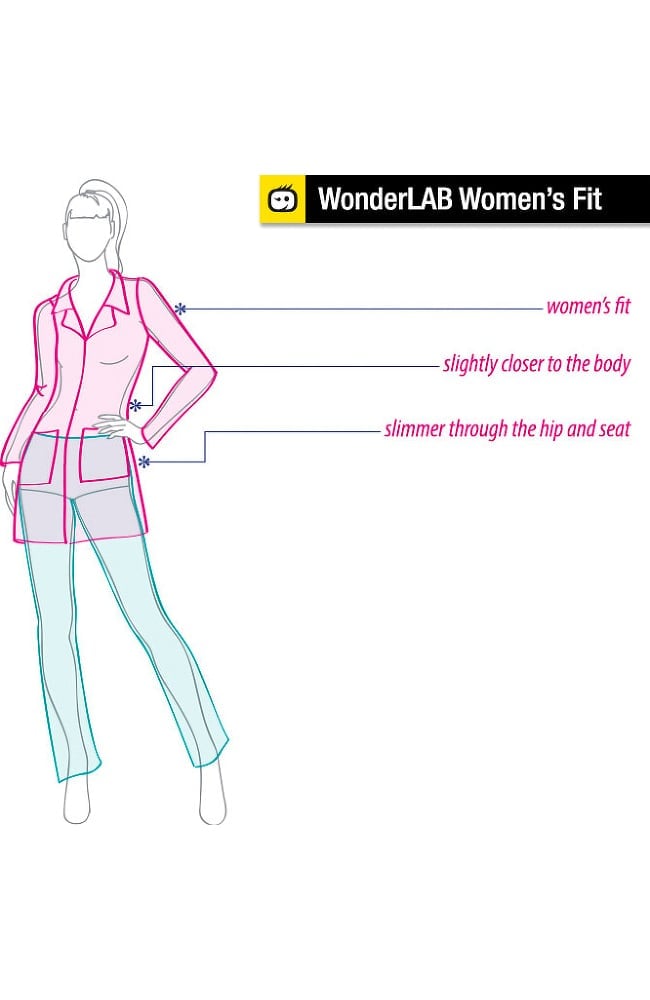 WonderWink Women's 29½" Consultation Lab Coat 4 WonderWink Women's 29½" Consultation Lab Coat - Image 2