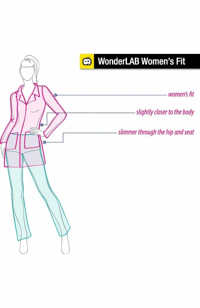 WonderWink Women's 38" Lab Coat - Image 2