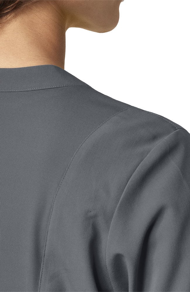 Clearance Women's Bomber Solid Scrub Jacket WonderWink Clearance Women's Bomber Solid Scrub Jacket -Silverts-shop 2 wk 8129 clearance 650