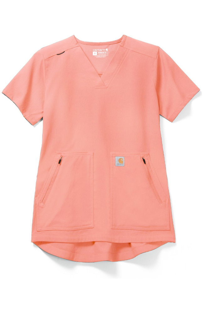 Women's Zip Pocket Scrub Top Carhartt Women's Zip Pocket Scrub Top -Silverts-shop 2 wk c12237 650