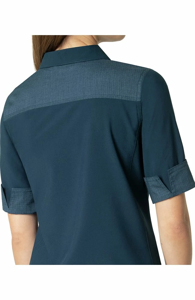 Carhartt Clearance Women's Convertible Sleeve Solid Scrub Top - Image 2