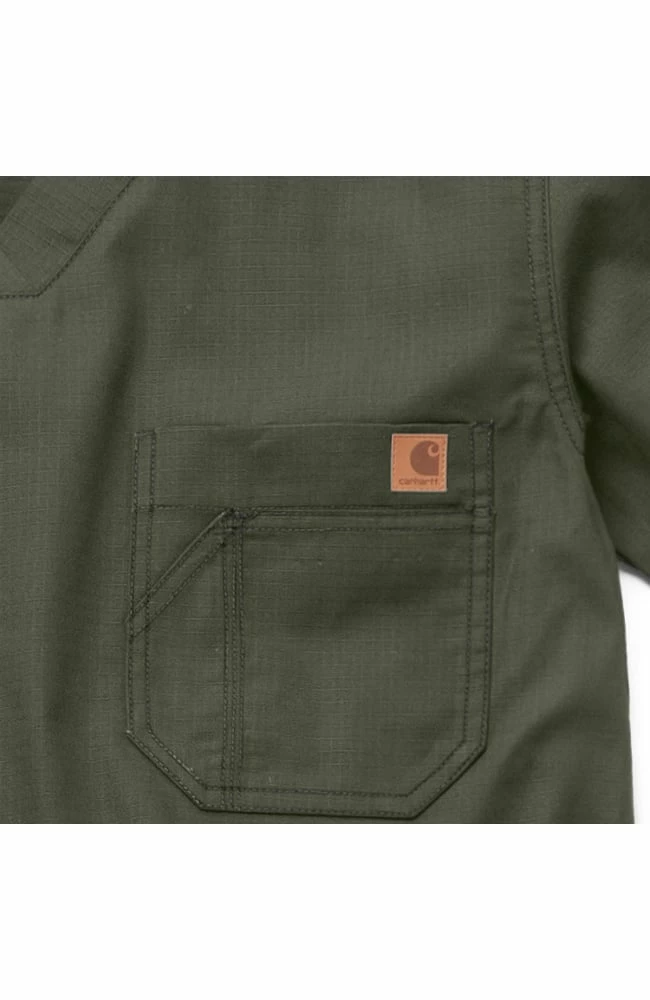 Carhartt Clearance Men's V-Neck Utility Solid Scrub Top - Image 2