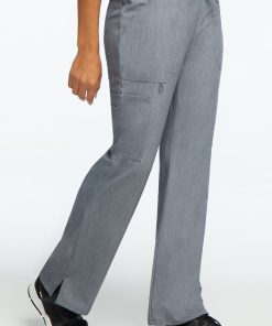 AllHeart Clearance Women's V-Neck Solid Scrub Top & Cargo Scrub Pant Set -Silverts-shop 3 ah lsset6 clearance 650