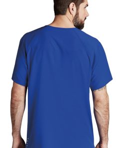 Barco One Clearance Men's V-Neck Zip Pocket Solid Scrub Top 4 Barco One Clearance Men's V-Neck Zip Pocket Solid Scrub Top -Silverts-shop 3 bc 0115 clearance 650