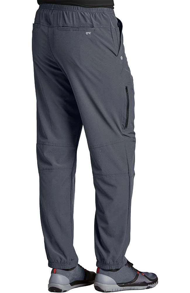 Barco One Clearance Men's Elastic Waist Athletic Jogger Scrub Pant - Image 3
