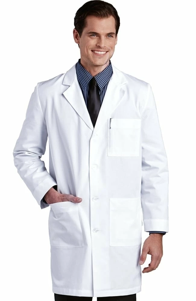 Barco One Clearance Men's Twill 38" Lab Coat - Image 3