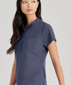 Barco Uniforms Barco Unify Women's Henley Tuck-In Scrub Top 8 Barco Uniforms Barco Unify Women's Henley Tuck-In Scrub Top -Silverts-shop 3 bc but163 650