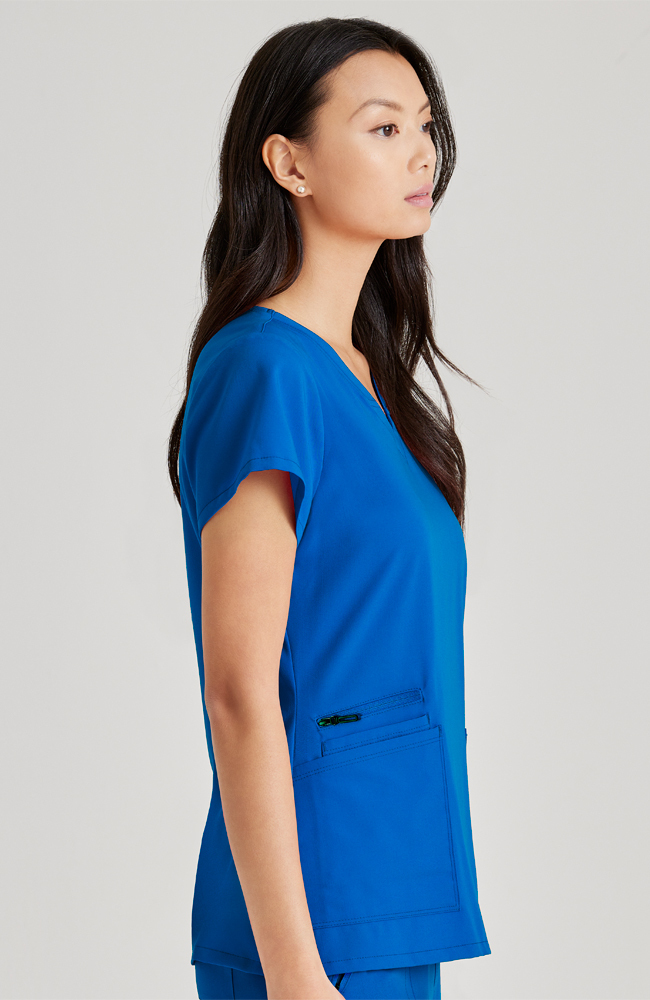 Barco Unify Women's V-Neck Scrub Top Barco Uniforms Barco Unify Women's V-Neck Scrub Top -Silverts-shop 3 bc but167 650