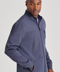 Barco Uniforms Barco Unify Men's Warm Up Scrub Jacket -Silverts-shop 3 bc buw881 650