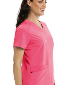 Barco One Clearance Women's V-Neck Contrast Mesh Solid Scrub Top 4 Barco One Clearance Women's V-Neck Contrast Mesh Solid Scrub Top -Silverts-shop 3 bc bwt012 clearance 650