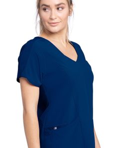 Barco One Clearance Women's Joy Solid Scrub Top 4 Barco One Clearance Women's Joy Solid Scrub Top -Silverts-shop 3 bc bwt071 clearance 650