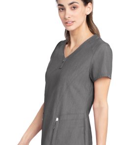 Grey's Anatomy Women's London Solid Scrub Top 4 Grey's Anatomy Women's London Solid Scrub Top -Silverts-shop 3 bc gnt086 650