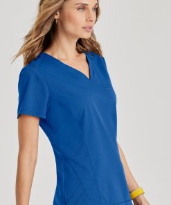 Grey's Anatomy Women's Capri Tuck-In Scrub Top -Silverts-shop 3 bc grst136 650