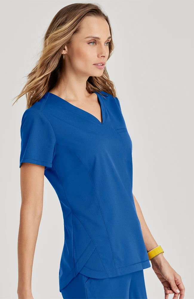Grey's Anatomy Women's Capri Tuck-In Scrub Top - Image 3