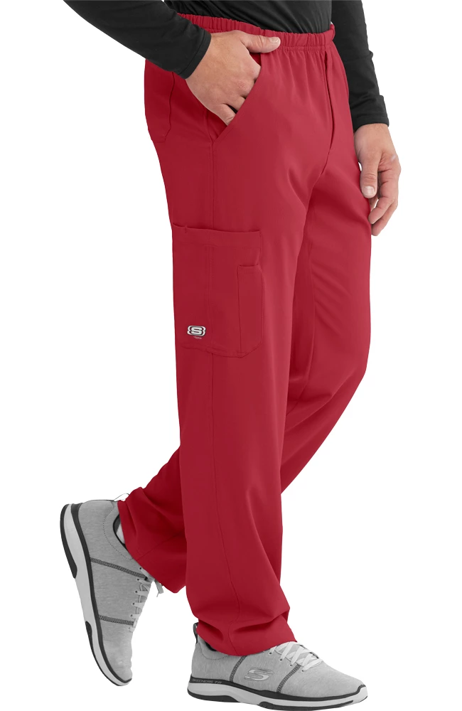 Skechers Clearance Men's Structure Elastic Waistband Zip Fly Scrub Pant - Image 3