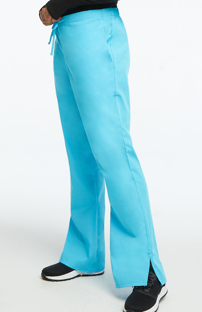 Clearance Women's Natural Rise Flare Leg Scrub Pants Cherokee Workwear Clearance Women's Natural Rise Flare Leg Scrub Pants -Silverts-shop 3 ck 4101 clearance 650