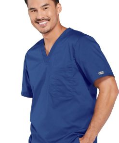 Cherokee Workwear Clearance Men's V-Neck Solid Scrub Top 4 Cherokee Workwear Clearance Men's V-Neck Solid Scrub Top -Silverts-shop 3 ck 4743 clearance 650