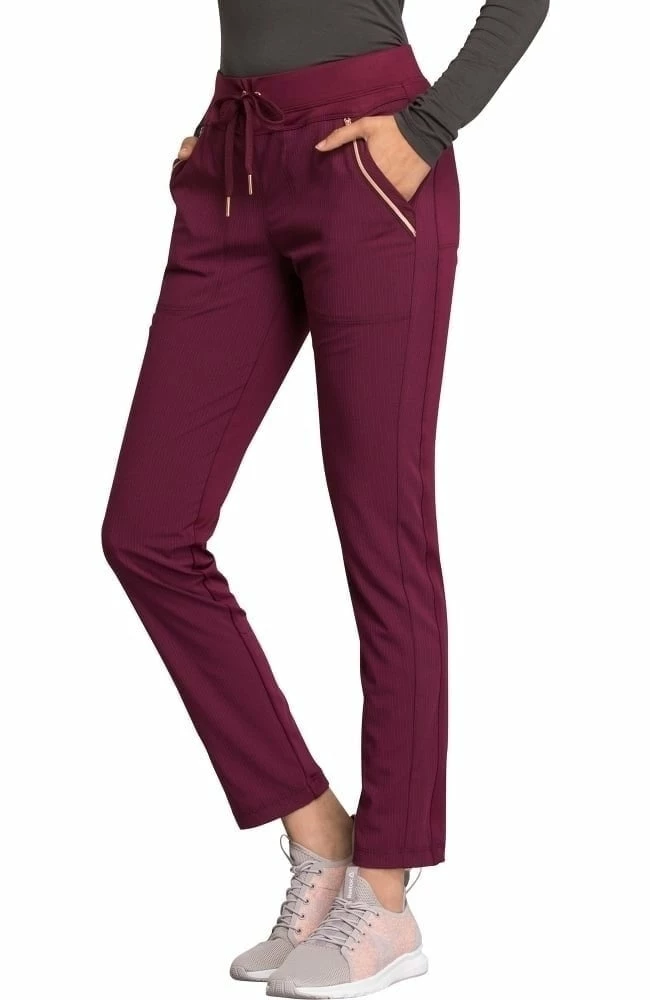 Cherokee Clearance Women's Drawstring Waistband Straight Leg Scrub Pant - Image 3