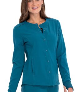 Cherokee Clearance Women's Solid Scrub Jacket -Silverts-shop 3 ck ck387a clearance 650