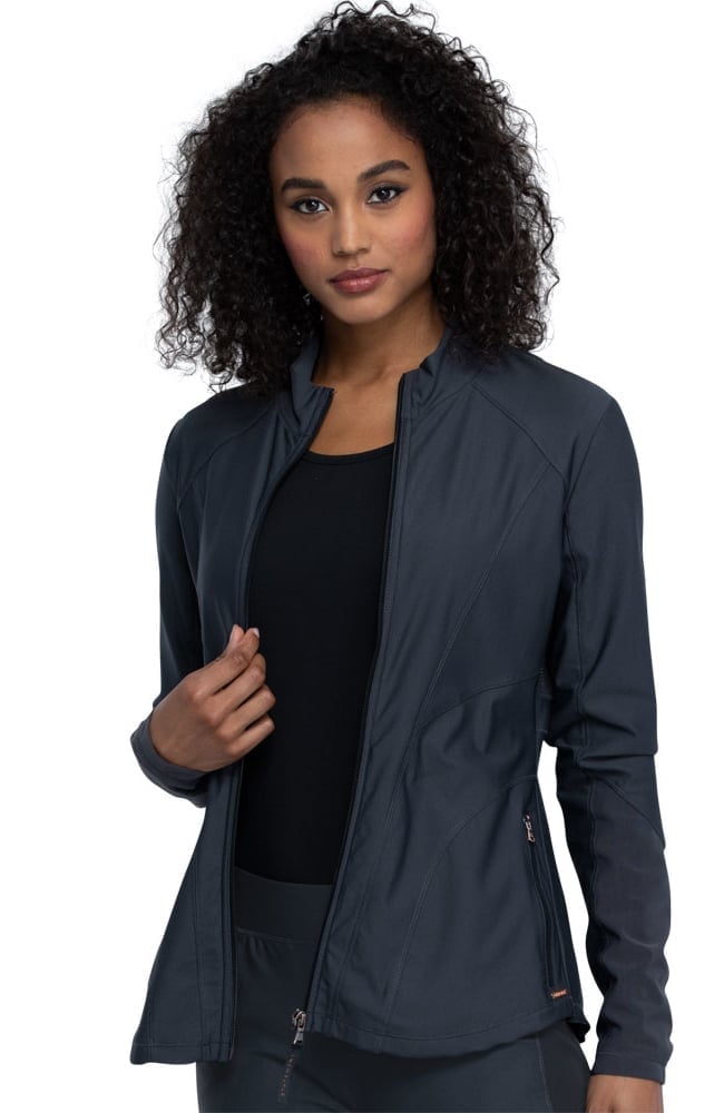 Women's Zip Front Scrub Jacket Cherokee Women's Zip Front Scrub Jacket -Silverts-shop 3 ck ck390 650