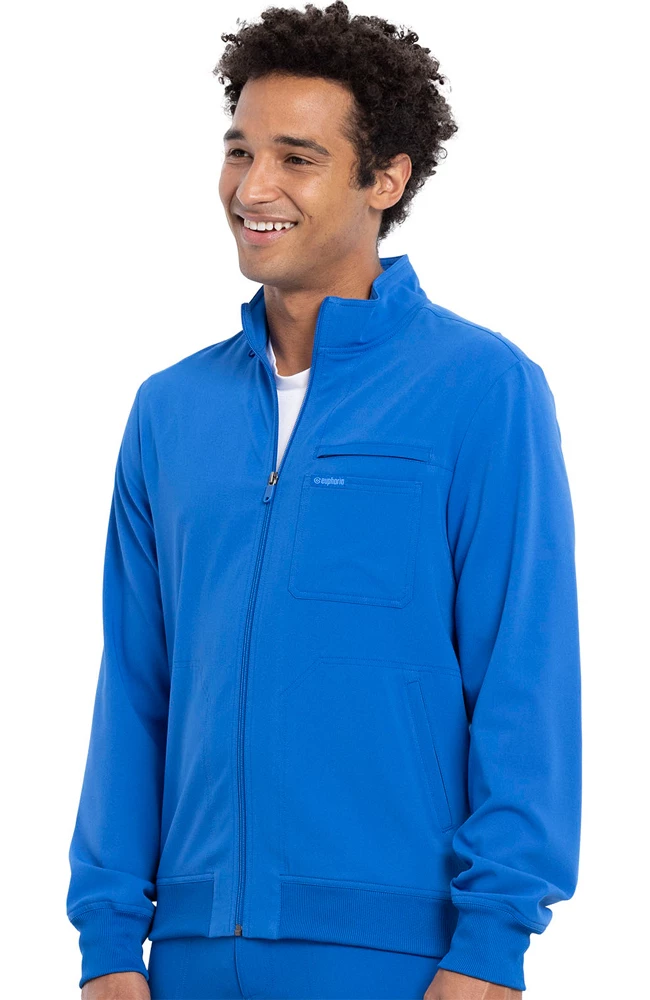 Cherokee Clearance Men's Solid Scrub Jacket - Image 3