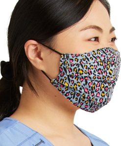 Cherokee Women's Reversible Mr. Purr-fect & Wild Child Print Face Mask -Silverts-shop 3 ck ck508mr 650