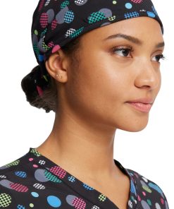 Cherokee Women's Checker Dots Print Scrub Hat 4 Cherokee Women's Checker Dots Print Scrub Hat -Silverts-shop 3 ck ck513 print 650 1