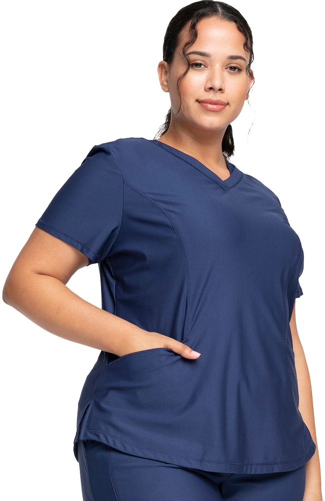 Cherokee Clearance Women's Shirttail Hem Scrub Top 5 Cherokee Clearance Women's Shirttail Hem Scrub Top - Image 3