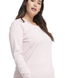Cherokee Clearance Women's Long Sleeve Solid Knit Underscrub T-Shirt -Silverts-shop 3 ck ck765 clearance 650