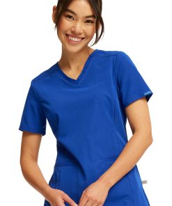 Cherokee Clearance Women's Solid Scrub Top -Silverts-shop 3 ck ck786a clearance 650