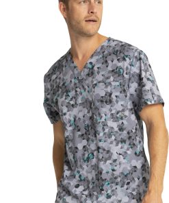 Cherokee Clearance Men's Abstract Ways Print Scrub Top 8 Cherokee Clearance Men's Abstract Ways Print Scrub Top -Silverts-shop 3 ck ck902 printclearance 650