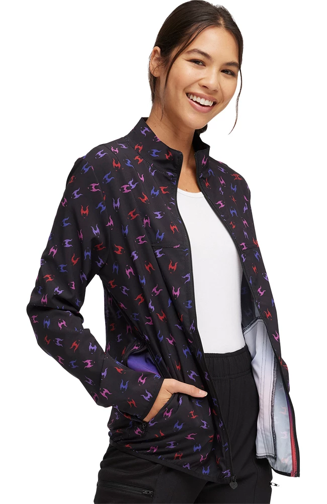Heartsoul Women's Packable I Run This Castle Print Jacket - Image 3