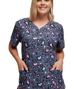 Heartsoul Women's Leopard Sweetheart Print Top 4 Heartsoul Women's Leopard Sweetheart Print Top -Silverts-shop 3 ck hs643 print 650