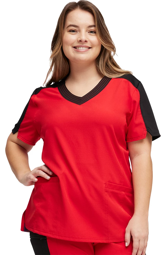 Heartsoul Clearance Women's V-Neck Scrub Top - Image 3