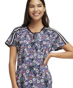 Heartsoul Women's Ditsy Garden Print Scrub Top -Silverts-shop 3 ck hs831 print 650