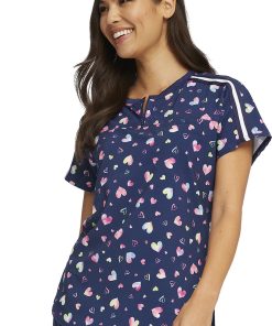 Heartsoul Clearance Women's Loving Art Print Scrub Top 4 Heartsoul Clearance Women's Loving Art Print Scrub Top -Silverts-shop 3 ck hs831 printclearance 650