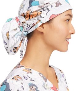 Cherokee Women's Friendship Goals Print Bouffant Scrub Hat -Silverts-shop 3 ck tf514 print 650