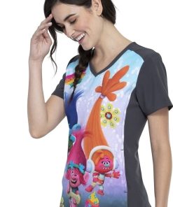 Cherokee Clearance Women's Musical Genius Print Scrub Top 8 Cherokee Clearance Women's Musical Genius Print Scrub Top -Silverts-shop 3 ck tf637 printclearance 650 4