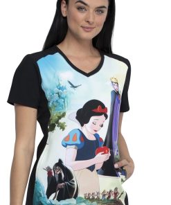 Cherokee Clearance Women's Enchanted Print Scrub Top -Silverts-shop 3 ck tf637 printclearance 650 9