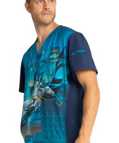 Cherokee Clearance Men's Swing Into Action Print Scrub Top -Silverts-shop 3 ck tf700 printclearance 650 1