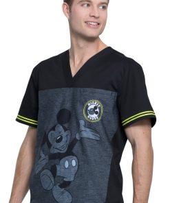 Cherokee Clearance Men's V-Neck Be Yourself Print Scrub Top 8 Cherokee Clearance Men's V-Neck Be Yourself Print Scrub Top -Silverts-shop 3 ck tf707 printclearance 650 1
