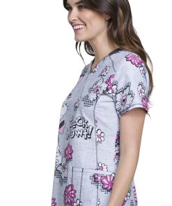 Cherokee Clearance Women's V-Neck Dr. Seuss Print Scrub Top 4 Cherokee Clearance Women's V-Neck Dr. Seuss Print Scrub Top -Silverts-shop 3 ck tf720 printclearance 650
